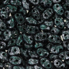 Matubo MiniDuo Perlen 4x2.5mm Tweedy green